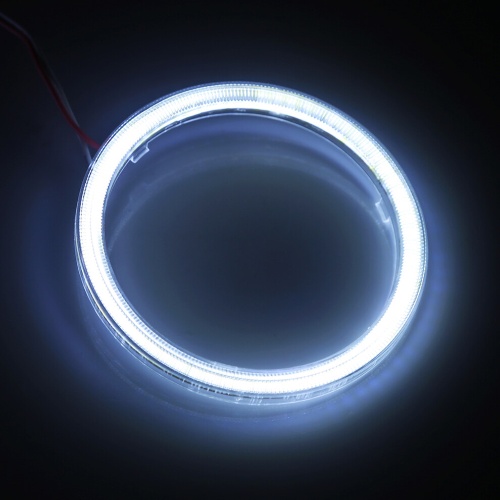 1Pair Auto Halo Rings Angel Eye Cob Chips Headlight Drl Led For Motorcycle Car 120Mm 4931324445474