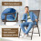 Patio Folding Chairs 4-Pack Portable Dining Chairs Outdoor 5