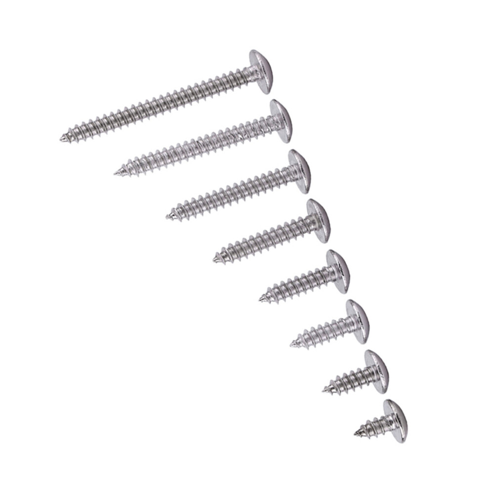 200Pcs M3 Stainless Steel Ss304 Selftapping Screws Pan Flat Truss Head 8781324446607
