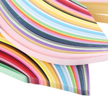 Multi Color 720 Pcs Quilling Paper Art Strips in 36 Colors 540mm Length 3mm Width
