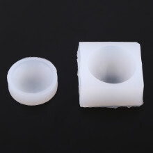 5Pcs/Set Creative DIY Half Round Cabochon Silicone Mold Mould For Epoxy Resin Jewelry Making