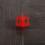 50Pcs 1/16'' Tile Leveling System Red 3 Side Spacer Cross And T Shape Ceramic Floor Wall Tools 12