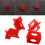 50Pcs 1/16'' Tile Leveling System Red 3 Side Spacer Cross And T Shape Ceramic Floor Wall Tools 1