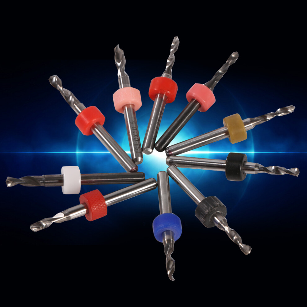 10Pcs Pcb Print Circuit Board Cemented Carbide Mini Micro Drill Bits Cnc 2.1Mm-3.0Mm 6951324449171
