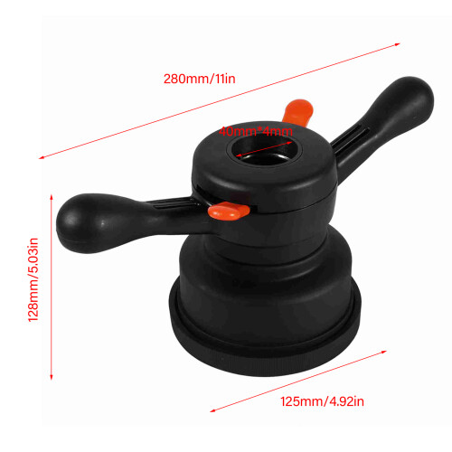 Quick Release Hub Wing Nut Wheel Balancer Tire Change Tool(Thread Diam. 40mm, Pitch 4mm) 1