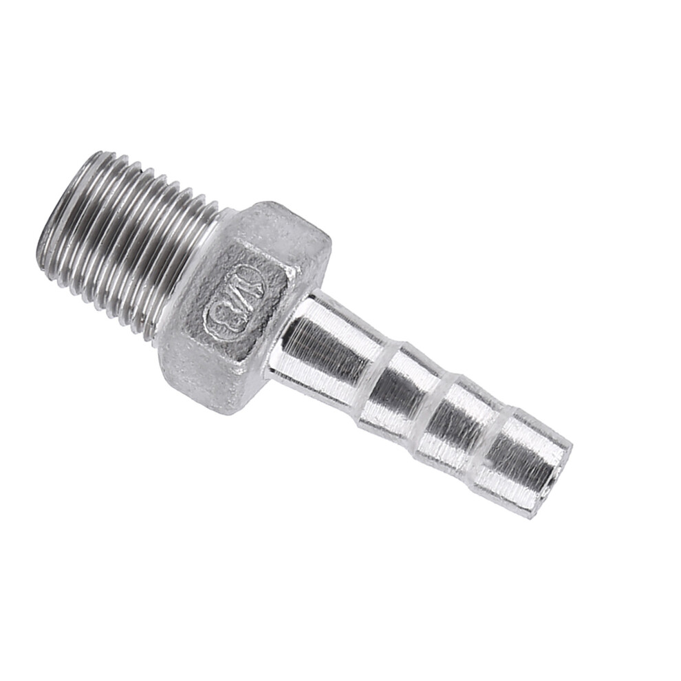 Bsp Male Thread Pipe Fitting Barb Hose Tail Connector (1/8"X6mm) 3231324449764