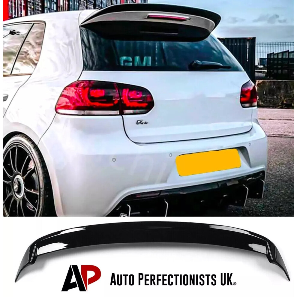 For Vw Golf Mk6 Gtd Gti R20 R Rear Boot Roof Spoiler Wing 2008-2013 5061072664236