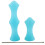 Set of Silicone Bowstring Finger Saver For Archery Hunting String Finger Guards(blue) 2