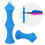 Set of Silicone Bowstring Finger Saver For Archery Hunting String Finger Guards(blue) 3