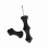 Useful Outdoor Shooting Accessory Protector Gear Archery Bow String Silicone(black) 16