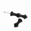 Useful Outdoor Shooting Accessory Protector Gear Archery Bow String Silicone(black) 12