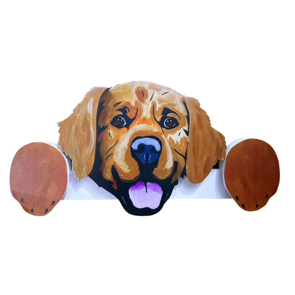 Décoration de jardin en forme de clôture pour chien, art extérieur, décoration