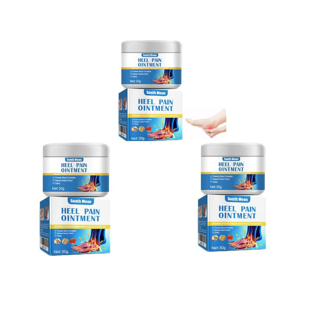 Heel Pain Ointment Herbal |Nourishing Cream for Tired Feet, Joint & Muscle Care Balm Pk Of 3- 30g Each