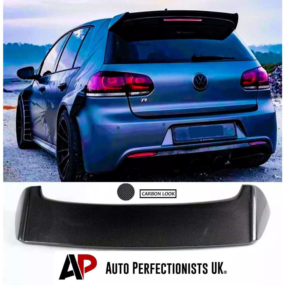 For Vw Golf Mk6 Gtd Gti R20 R Os Style Roof Spoiler Boot Lip Wing Kit 5061072660047