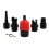 Luftventiladapter für Schlauchboote, Schlauchboote, Kajaks, Pumpen und Kompressoren, Rot 4