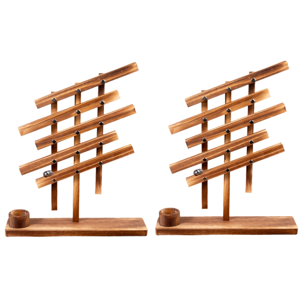 Semoic Ball Falling Toys, Balance Beam Wooden Early Childhood Education Games