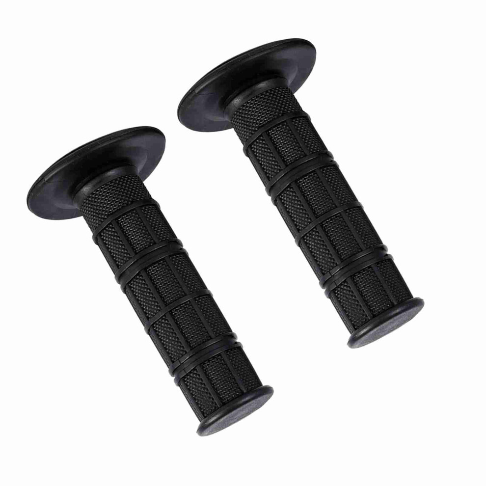 22Mm 7/8" Silicone Soft Handle Bar Hand Grips For Pit Dirt Bike Motorcycle Black 8741324453111