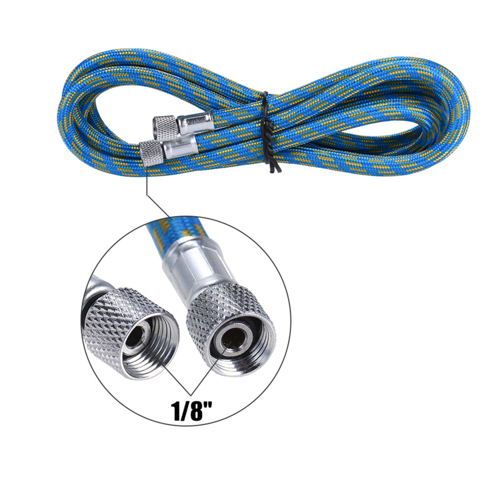 1.8M/ 5.9Ft Nylon Braided Airbrush Hose With Standard 1/8" Size Fittings On Both Ends 6921324453102