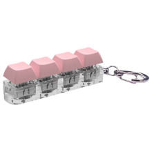 Decompressiespeelgoed Toetsenbord Klikker Speelgoed Kubus-Speelgoed Mechanische Sleutel Knop Stressverlichting voor Volwassen Geschenken,A