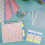 60 peças de armazenamento de papel 6x6 polegadas, capas plásticas transparentes com 120 abas adesivas de índice para scrapbooking e cartolina 3
