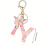Y Style Letter Pendant Pink Cute Initial Keychain Butterfly 6