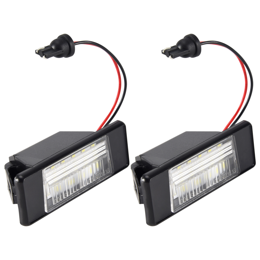 2Pcs Car 18Leds License Plate S Plastic For Juke Primera Bright Led Number Licence Light 4851034642935