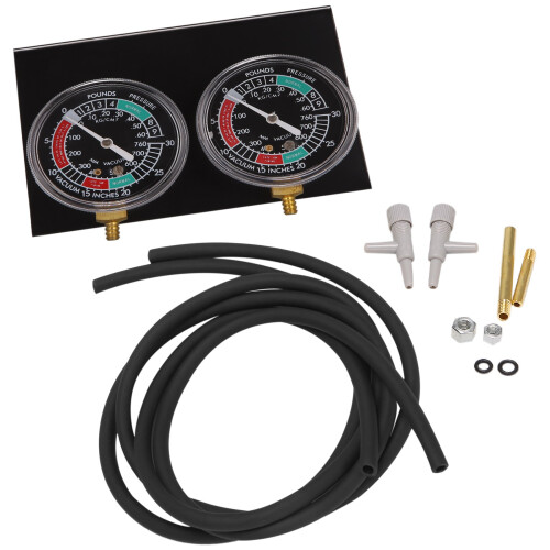 1set Motorcycle Carburetor Synchronizer Vacuum Gauges Tool Gauge Balancer for // Black