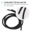 1set Motorcycle Carburetor Synchronizer Vacuum Gauges Tool Gauge Balancer for // Black 7