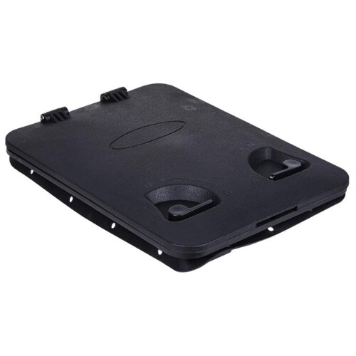 Black Square Non Slip Inspection Hatch Cover Marine Deck Access & Lid