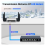 2,5 Gbit/s SFP-modul, 2500 Mbps optisk port til RJ45 Ethernet, 1 Gbps transceiver, 100 m transmission 5