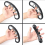 Guitar Finger Expansion Force Span Practing Trainer Tool,Bass Piano Speed System Accessories Black 10