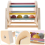 Vorschule Musical Drum Rolling Tummy Rainbow Prop Infant Holz Roller Modellierung 8