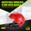 Casco protector de seguridad con 11 orificios para kayak, canoa, surf, paddleboard - Rojo 6