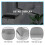 Air Conditioner Exhaust Hose Interface, Portable Home Mobile Body Fitting Connector, Square 15cm 10