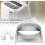 Air Conditioner Exhaust Hose Interface, Portable Home Mobile Body Fitting Connector, Square 15cm 7