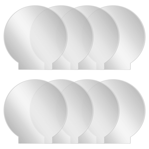 Thick Transparent Panel Board Sheet Clear Cast for LED Light Base Table Signs DIY Display Projects Craft 8 Pieces