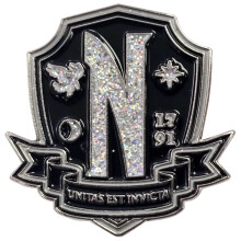 Wednesday Nevermore Pin Badge Official Licensed Product