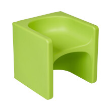 ECR4Kids Tri-Me Sedia Cubica 3-In-1, Arredo Bambini, Verde Lime