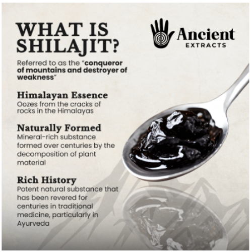 Ancient Extracts Purified Himalayan Shilajit Resin 50g - Lab Certified 1
