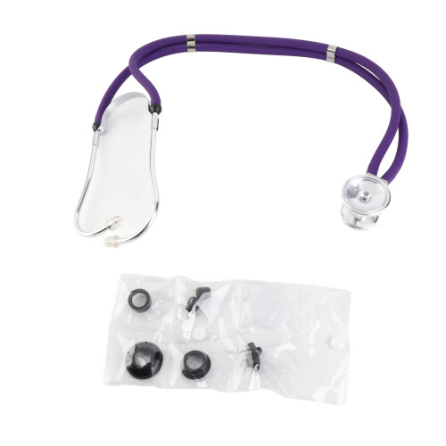 Professional Stethoscope Double Dual Head Colorful Multifunctional Stethoscope Purple 2
