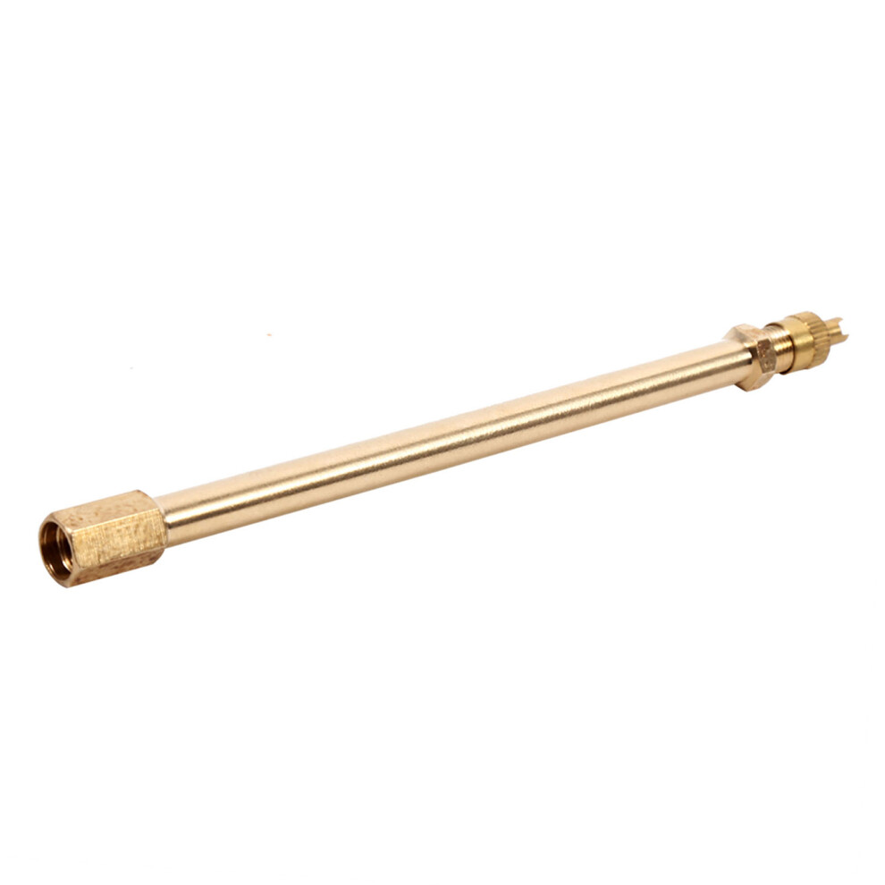 Brass Auto Tire Valve Stem Extension Pole Caps Extender Straight Bore 140 Mm 7891324455538