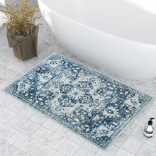 (40 x 60 cm (1 ft. 4 in x 2 ft.), Tranquil) Traditional Kitchen Hallway Runner Rugs Non Slip Large Door Mats Floor Carpets