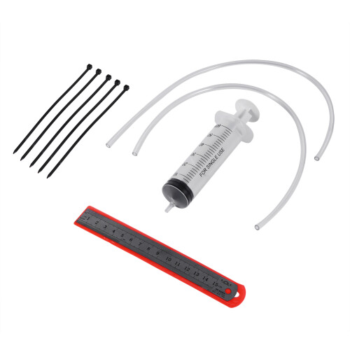 Gabelöl Werkzeugset 60 ml Spritze 150 mm Lineal Weiß 1
