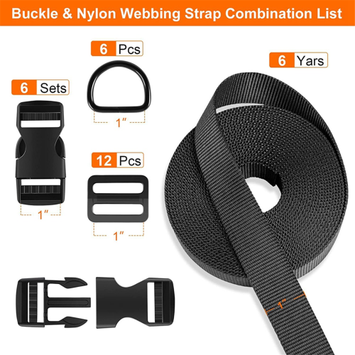 Buckle and shoulder strap set, buckle strap, Japanese buckle 2