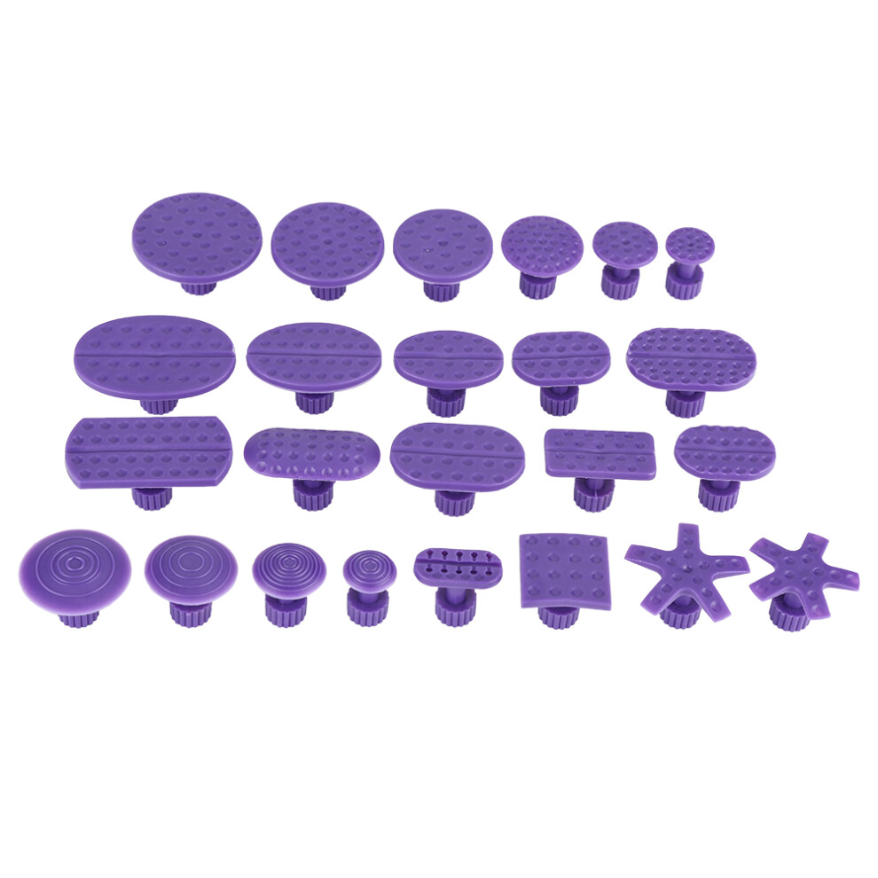 Professional Car Body Dent Hail Repair Removal Bridge & 24 Pcs Glue Tabs Kit 9341324455925