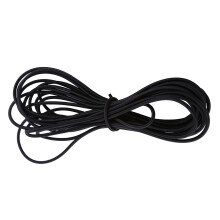 Elastisches Bungee-Seil Nr. 1, 5 mm, Schwarz, 10 m, 214 g
