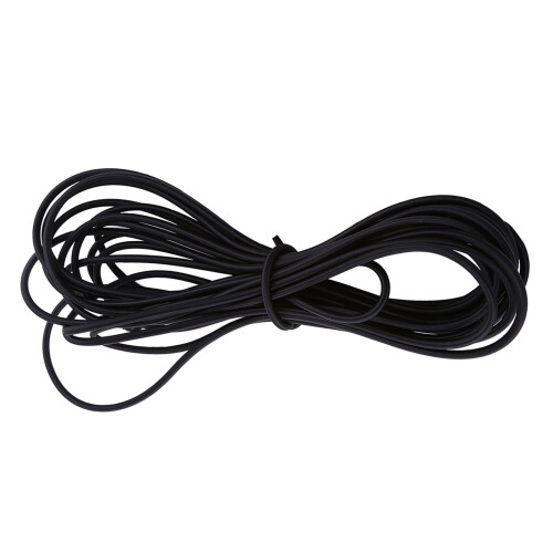 Elastisches Bungee-Seil Nr. 1, 5 mm, Schwarz, 10 m, 214 g