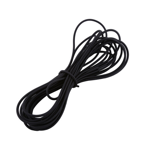 Elastisches Bungee-Seil Nr. 1, 5 mm, Schwarz, 10 m, 214 g 1