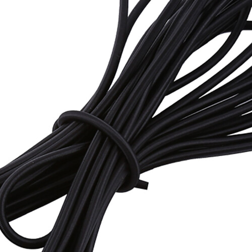 Elastisches Bungee-Seil Nr. 1, 5 mm, Schwarz, 10 m, 214 g 2