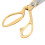 Stainless Steel Tailor Sewing Scissors Sharp Blade Tailoring Scissors Gold Color Handle 8